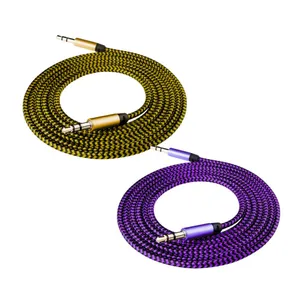 Cable Auxiliar Mallado 1M | Colores